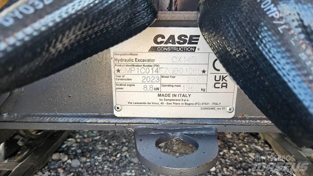 CASE CX14D Mini Escavadoras <7t