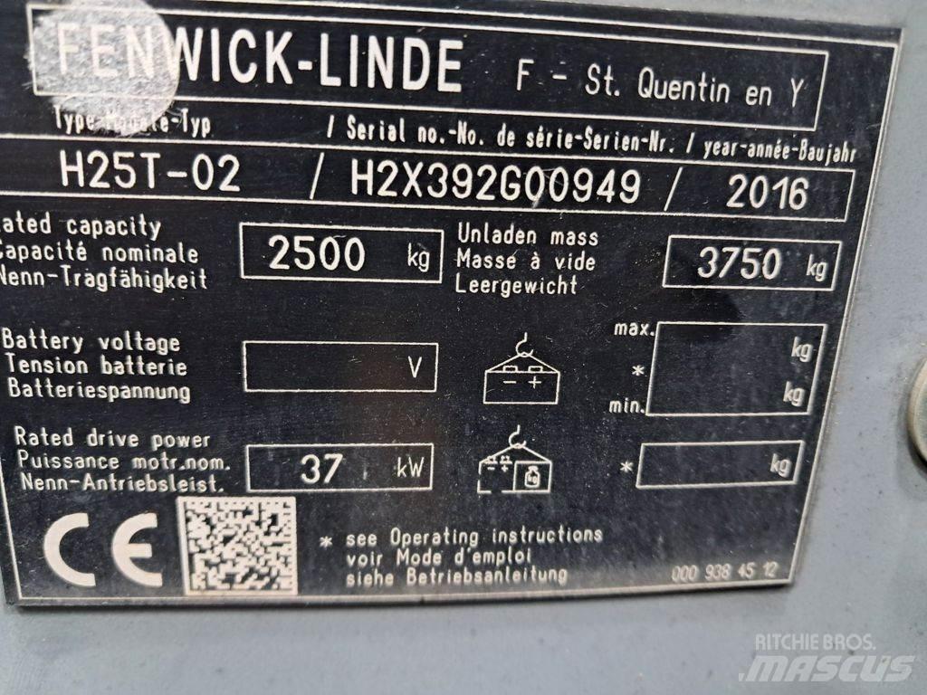Linde H25T-02 Empilhadores a gás