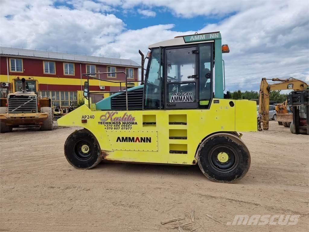 Ammann AP 240 Cilindros Compactadores de pneus
