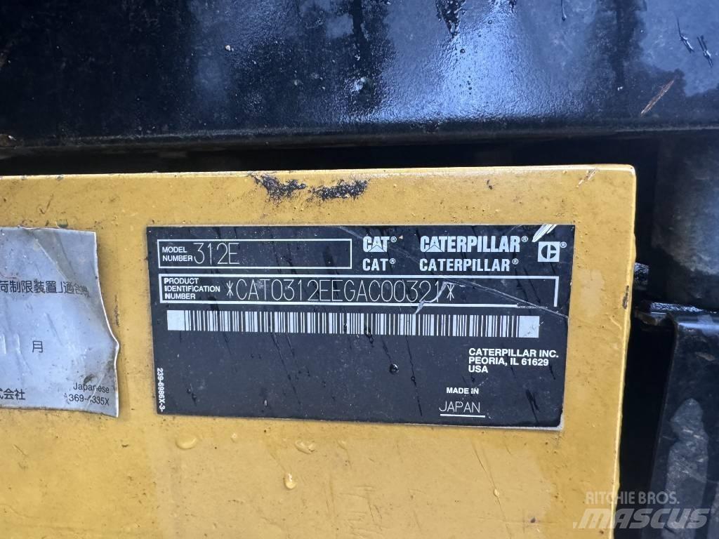 CAT 312E Escavadoras de rastos