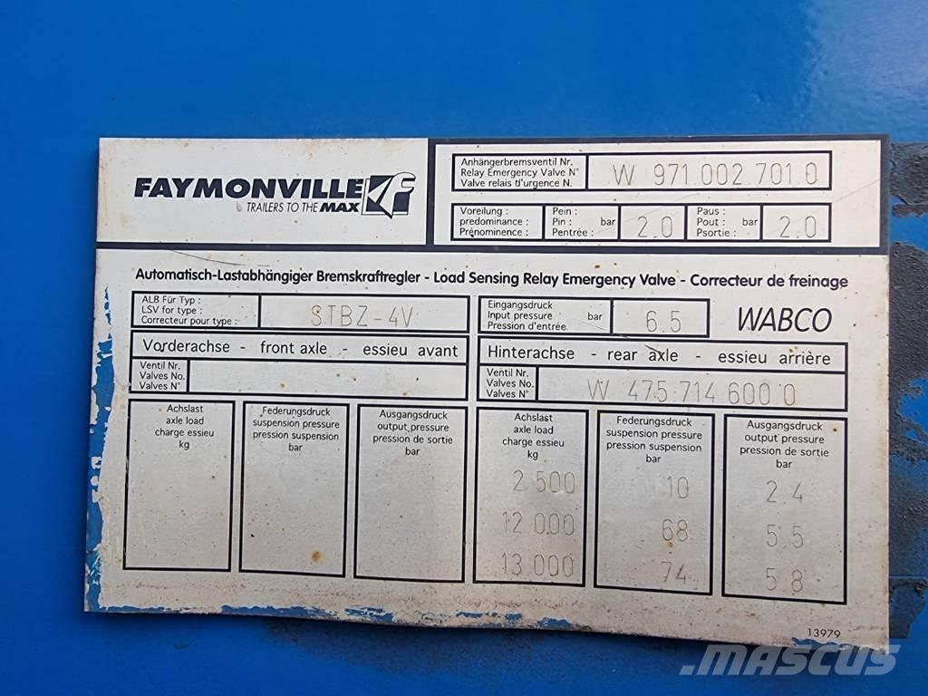 Faymonville STBZ-6VA Semi Reboques Multibenne
