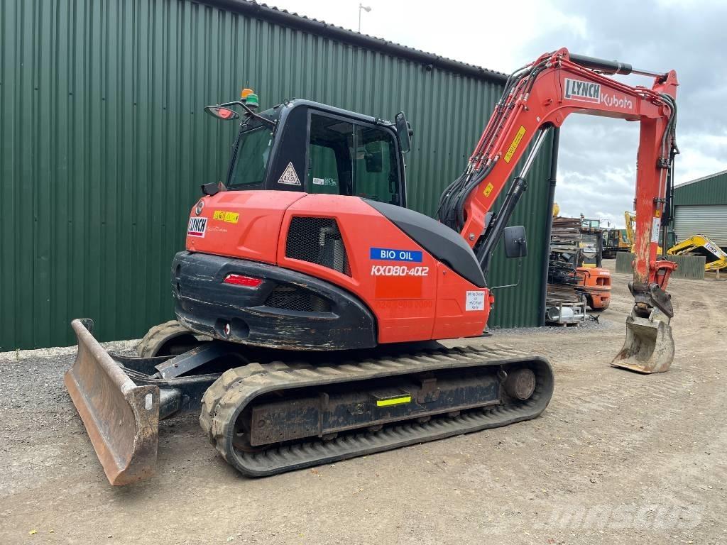 Kubota KX 080 Escavadoras Midi 7t - 12t