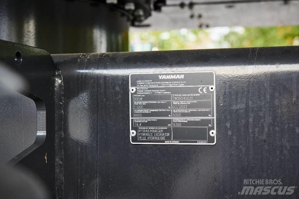 Yanmar B95W Escavadoras de rodas