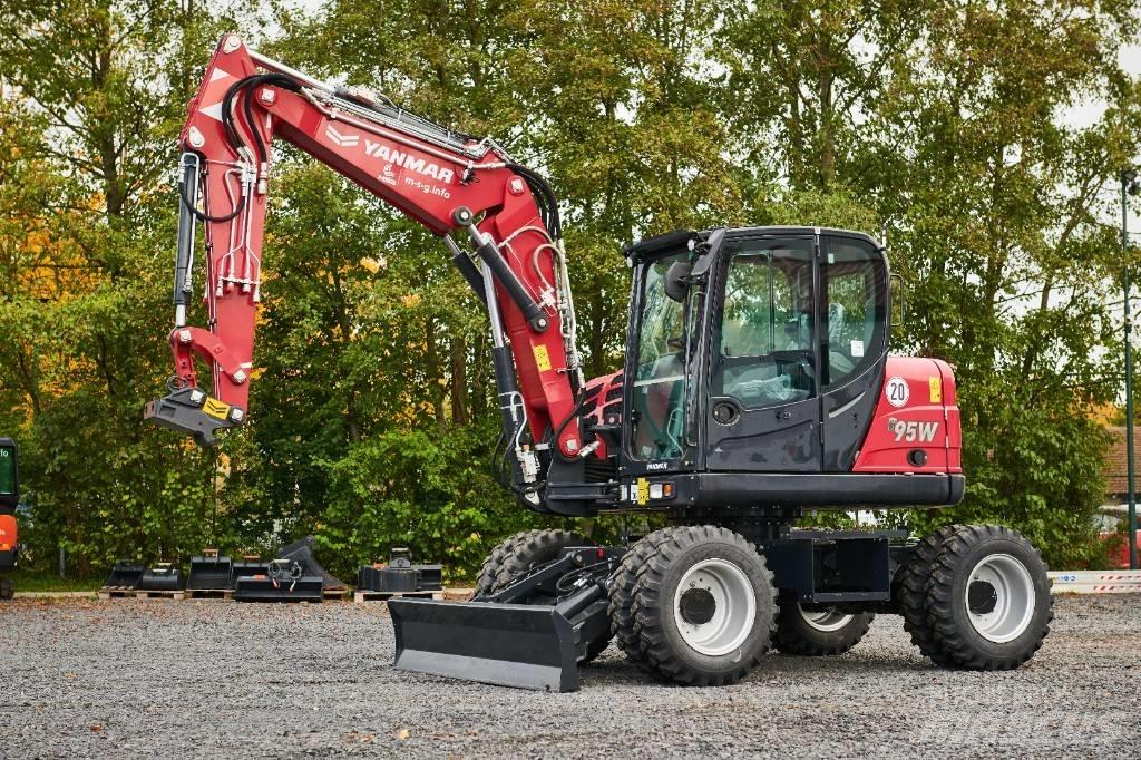 Yanmar B95W Escavadoras de rodas