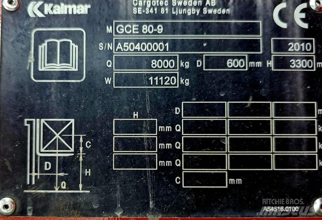 Kalmar GCE 80-9 Empilhadores a gás