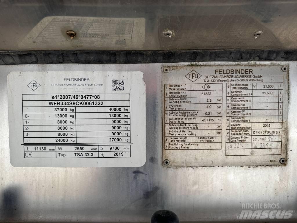 Feldbinder TSA 32,3 Reboques cisterna