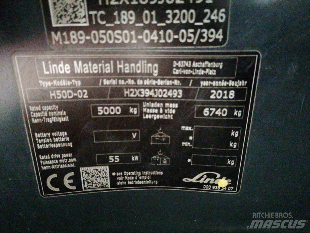 Linde H50D-02 Empilhadores Diesel