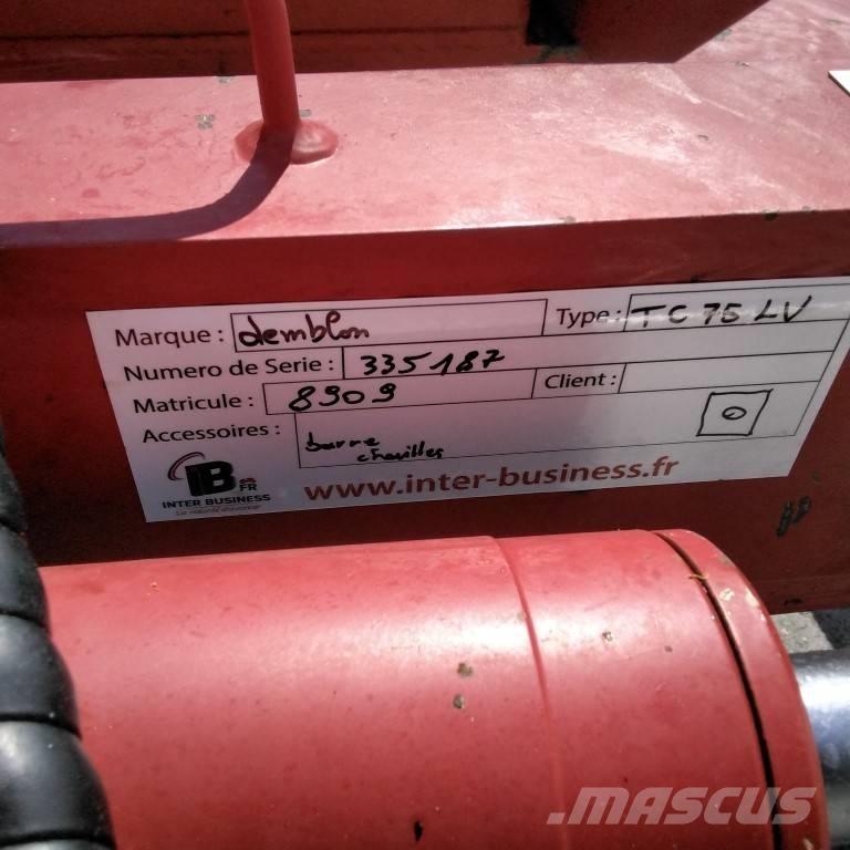 Demblon TC 75 LV Charruas reversíveis