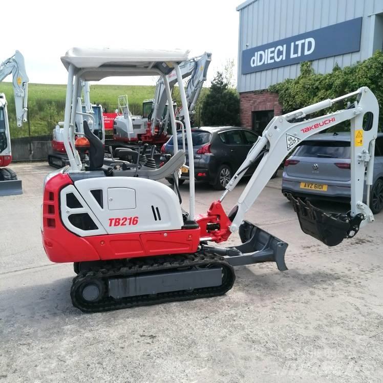 Takeuchi TB216 Mini Escavadoras <7t