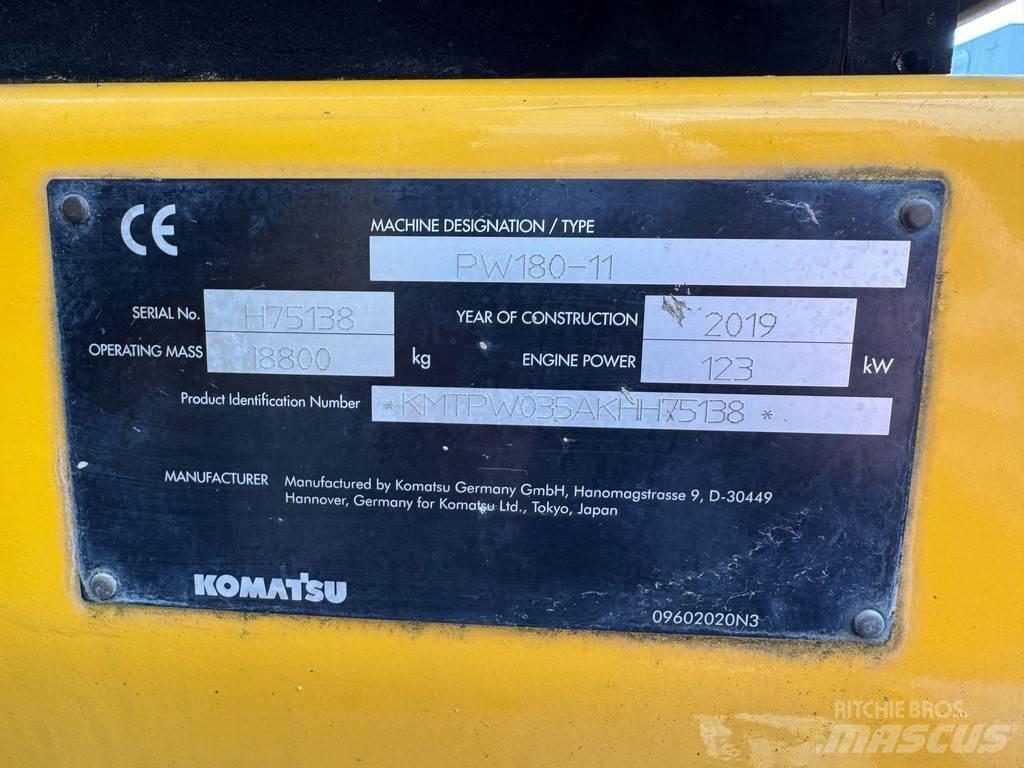 Komatsu PW180-11 Escavadoras de rodas