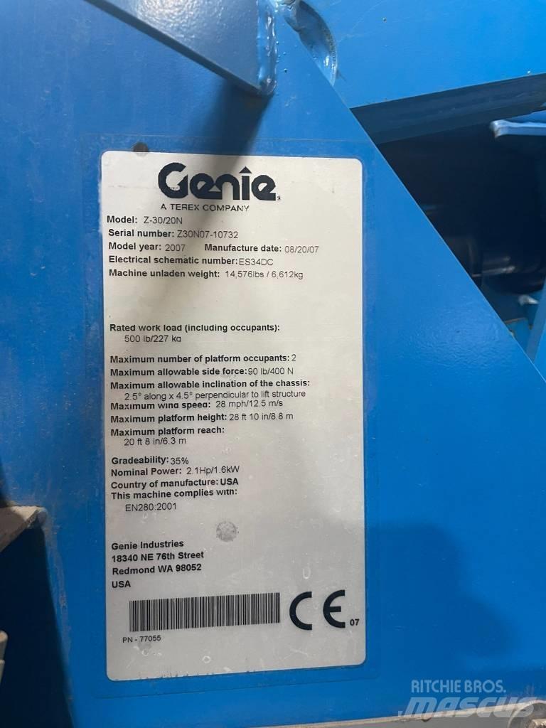 Genie Z 30/20 N RJ Elevadores braços articulados