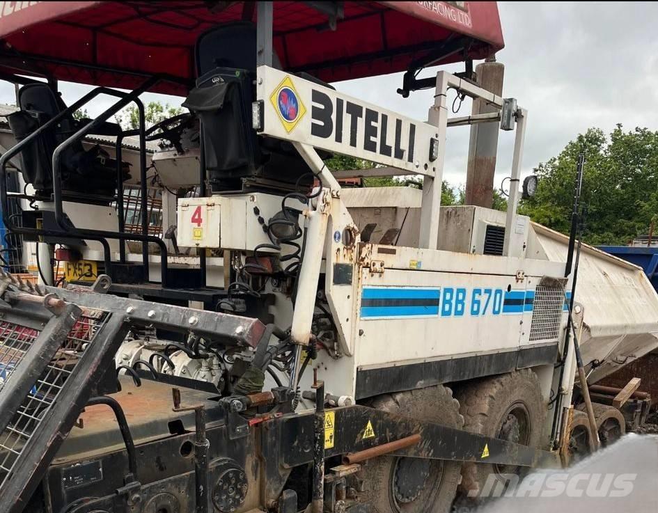 Bitelli BB 670 Pavimentadoras de asfalto