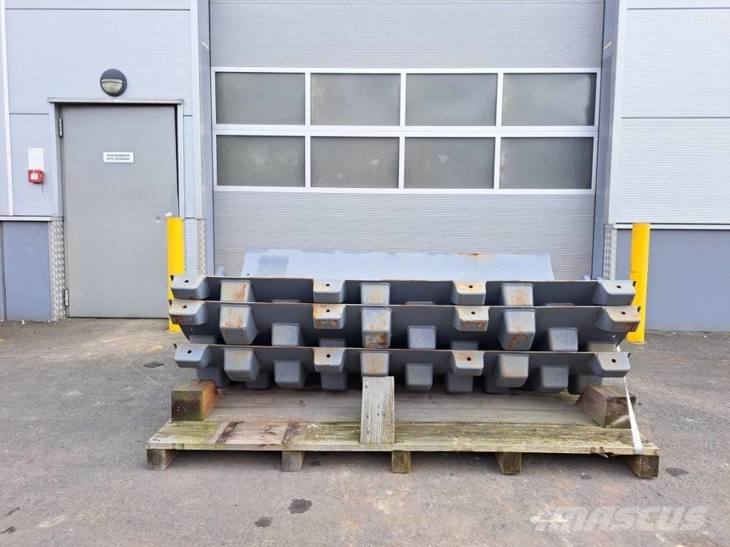 Hamm HC 130i Rastos, correntes e material rodante
