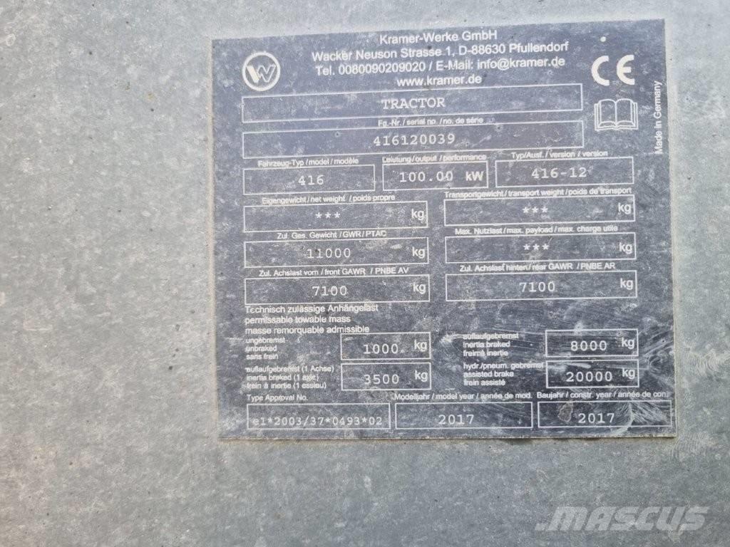 Kramer KT 447 Manipuladores telescópicos