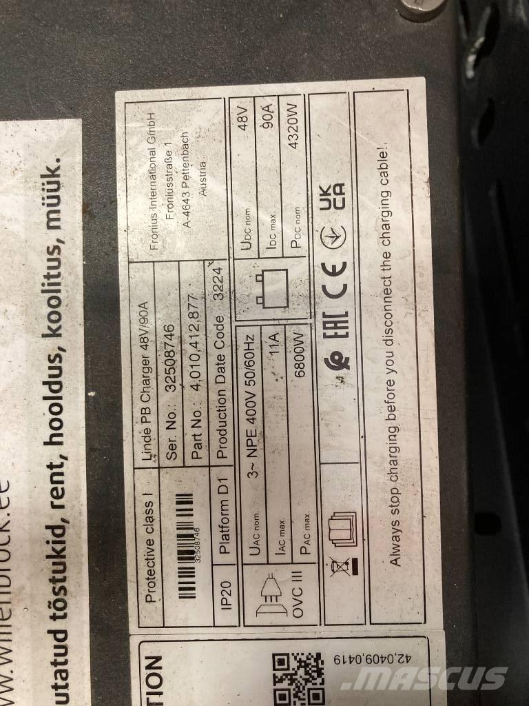 Linde R 14 Empilhadores Elevadores