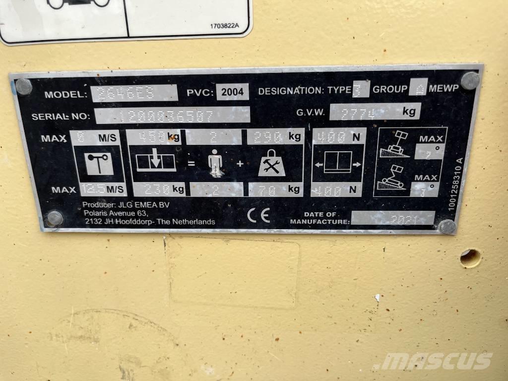 JLG 2646 ES Elevadores de tesoura