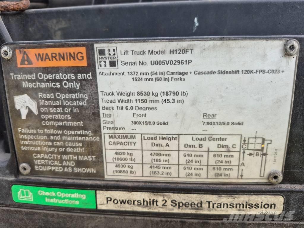 Hyster H 120 Empilhadores - Outros