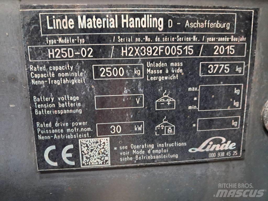 Linde H25D-02 Empilhadores Diesel