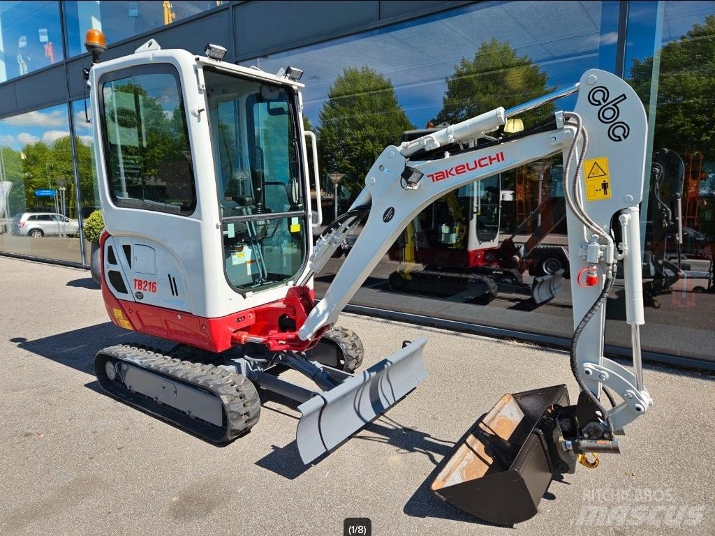 Takeuchi TB 216 Mini Escavadoras <7t