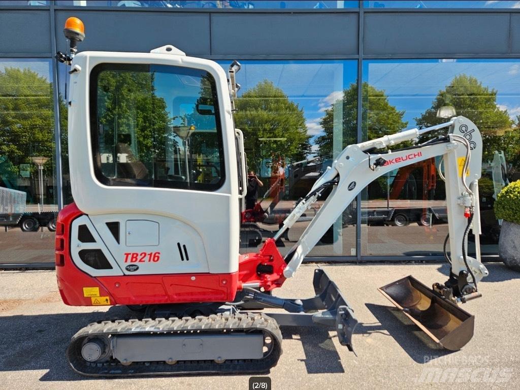 Takeuchi TB 216 Mini Escavadoras <7t