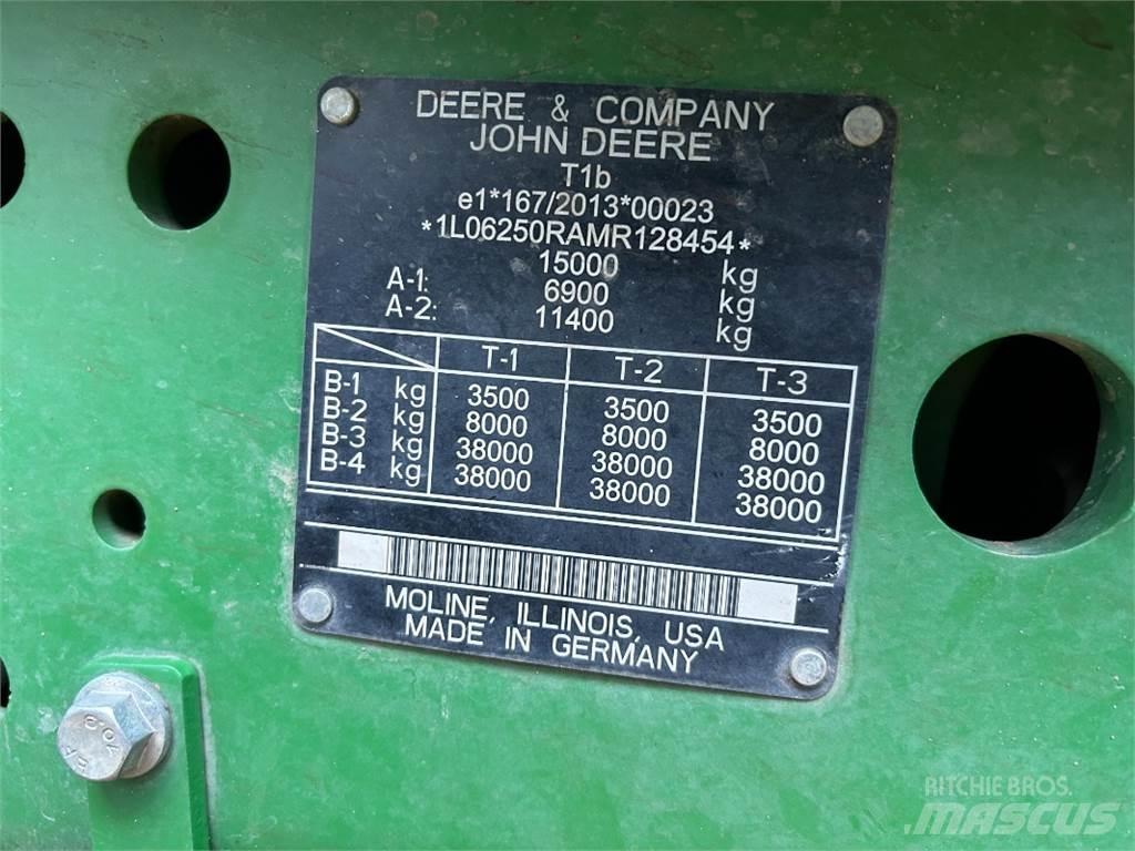 John Deere 6250R Tratores Agrícolas usados