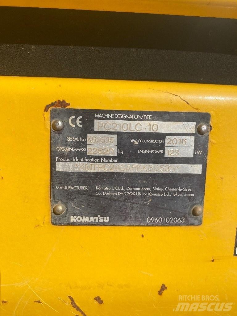 Komatsu PC 210 LC-10 Escavadoras de rastos