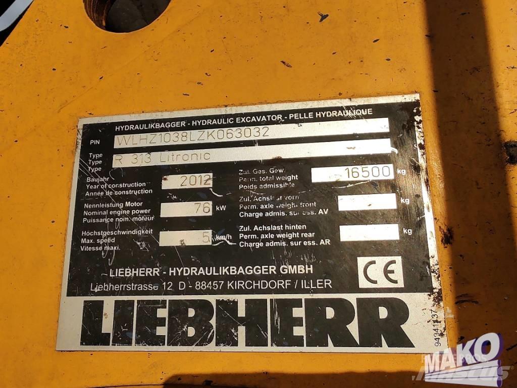 Liebherr R 313 Escavadoras de rastos
