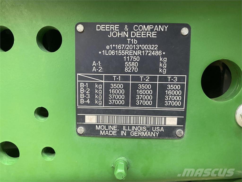 John Deere 6R 155 Tratores Agrícolas usados