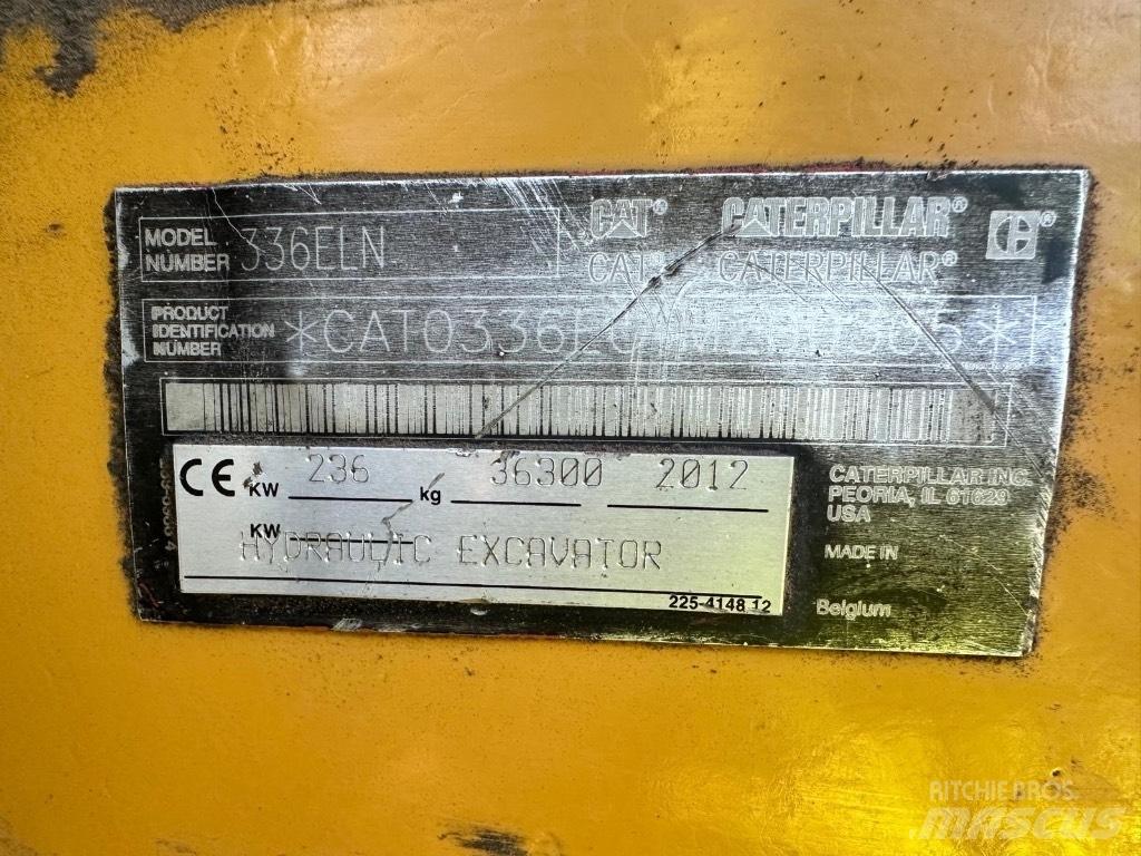 CAT 336 ELN Escavadoras de rastos