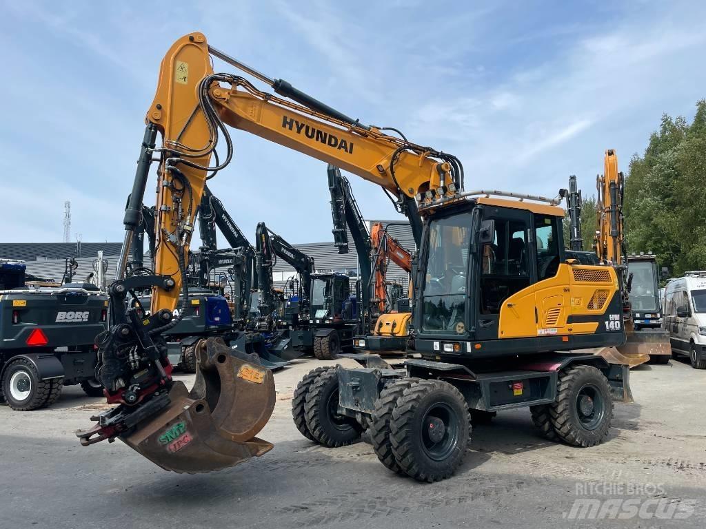 Hyundai HW140 Escavadoras de rodas