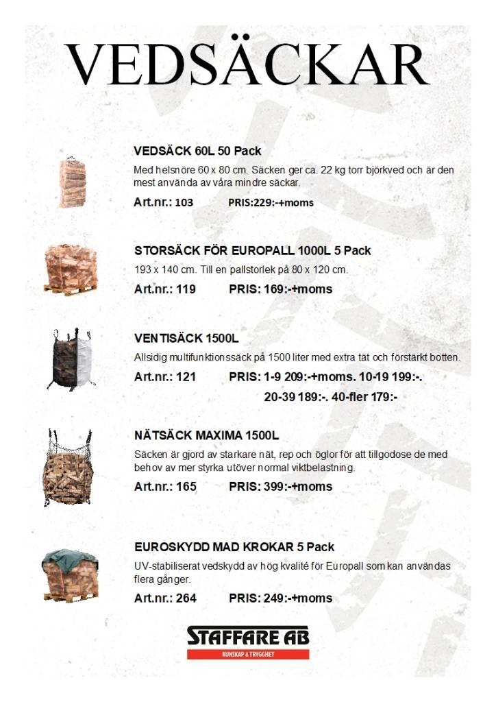  Vedsäck Espegard 119 Cortadores de madeira