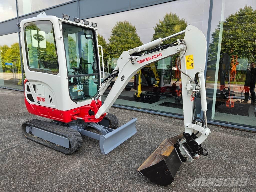 Takeuchi TB 216 Mini Escavadoras <7t