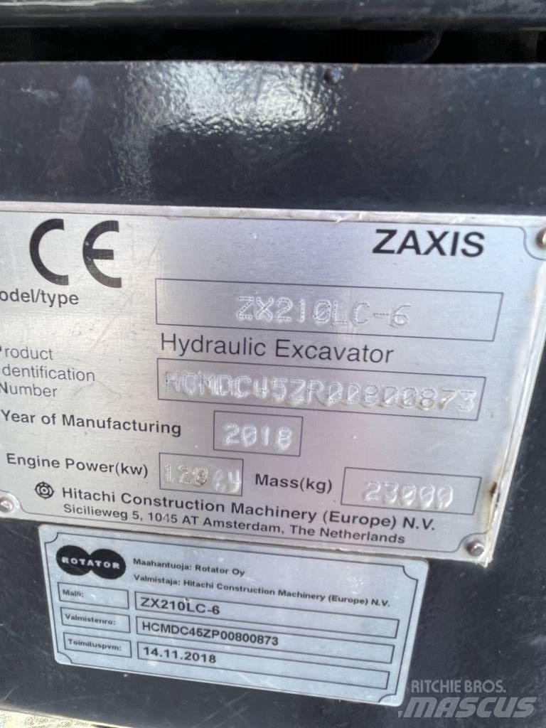 Hitachi ZX210LC-6 Escavadoras de rastos