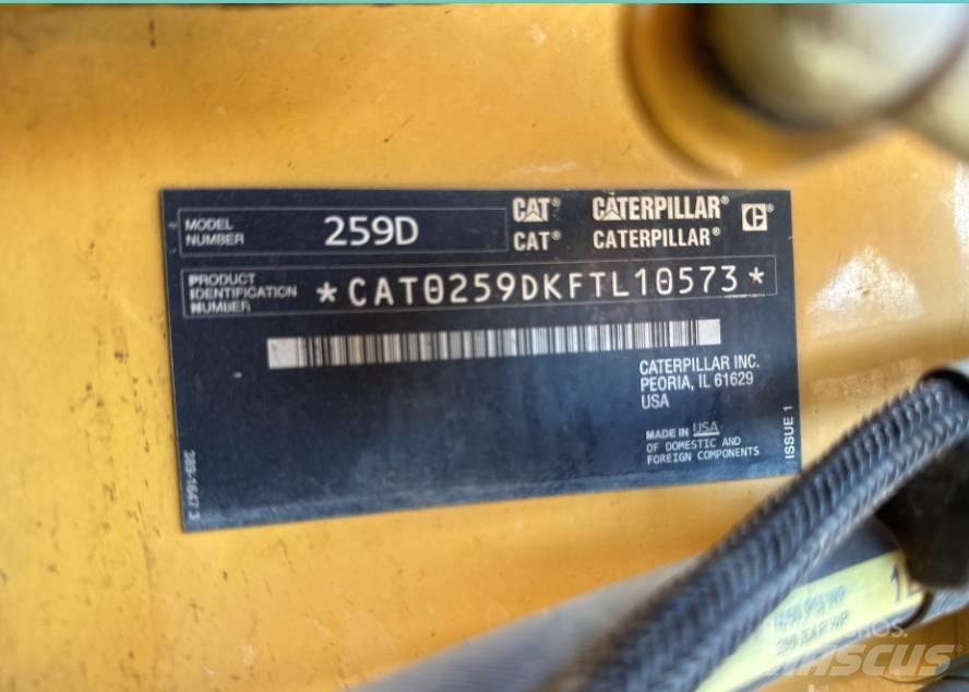 CAT 259 D Carregadoras de direcção deslizante