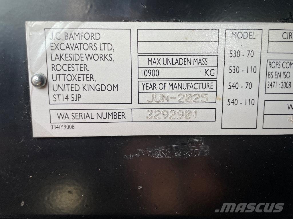 JCB 530-110 Hi Viz Manipuladores telescópicos