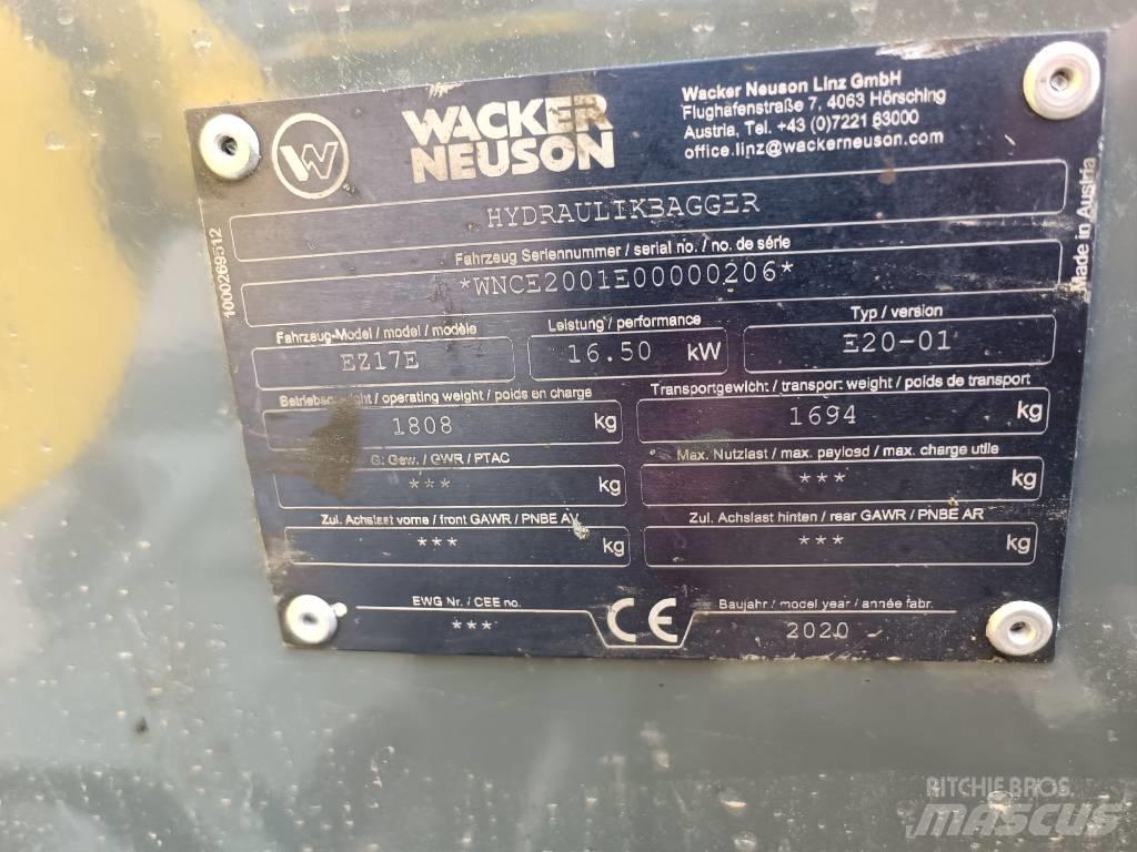 Wacker Neuson EZ17e Escavadoras de rastos