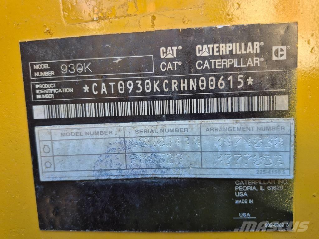 CAT 930 K Pás carregadoras de rodas