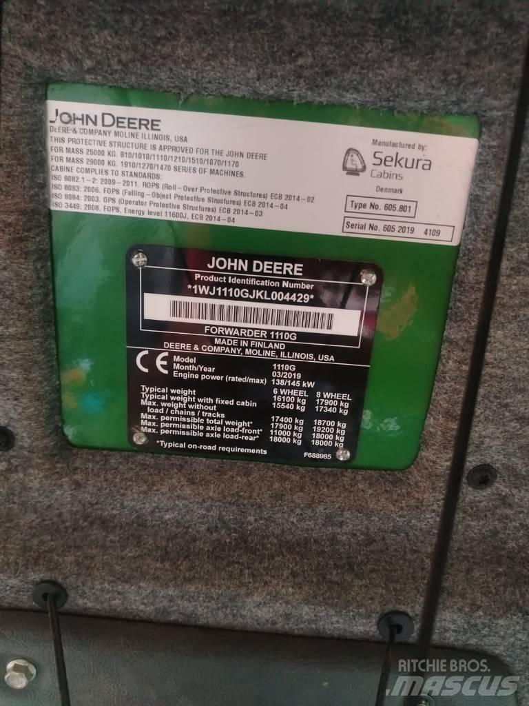John Deere 1110 Forwarders florestais