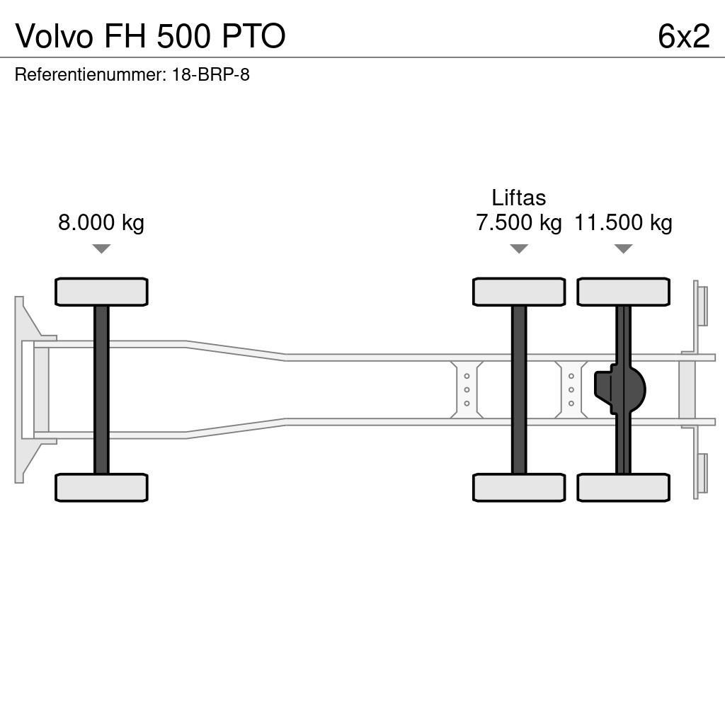 Volvo FH 500 PTO Camiões de chassis e cabine