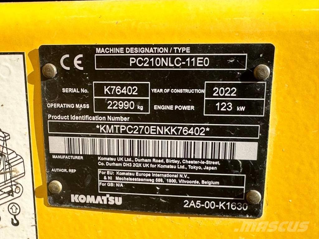 Komatsu PC 210 NLC Escavadoras de rastos