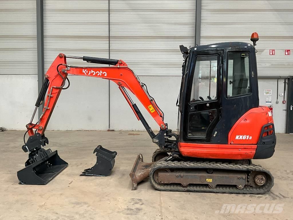Kubota KX 61-3 Mini Escavadoras <7t