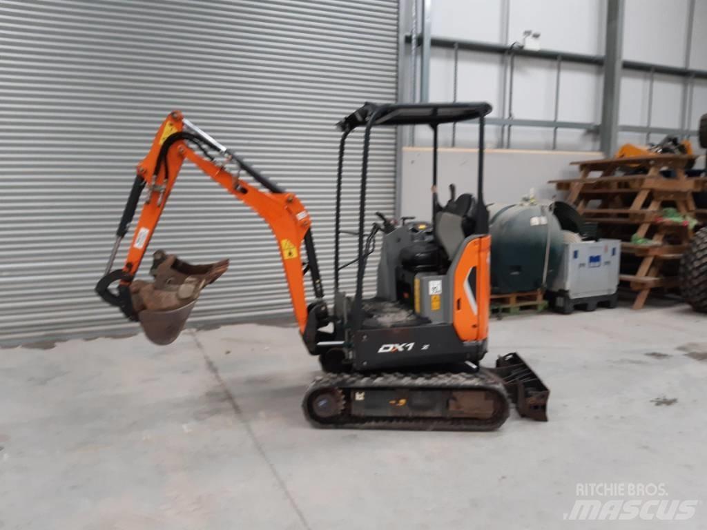 Doosan DX17Z Mini Escavadoras <7t