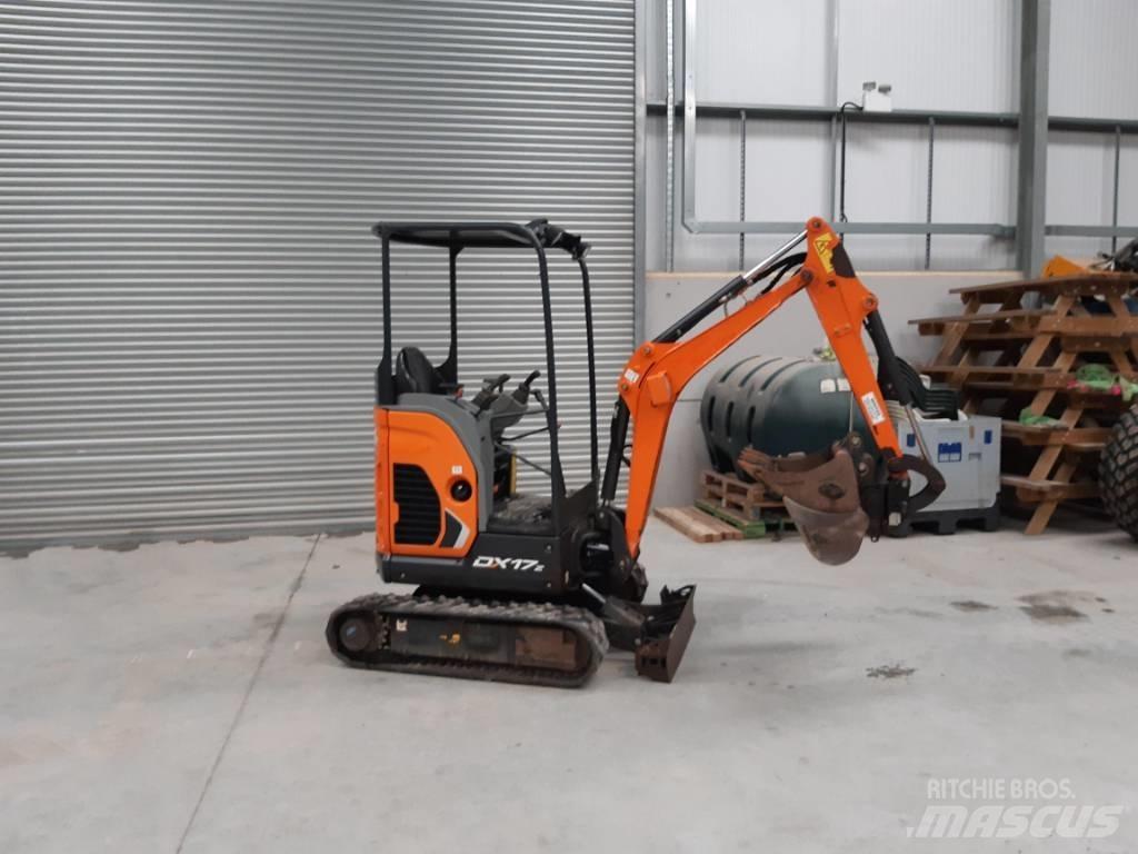 Doosan DX17Z Mini Escavadoras <7t