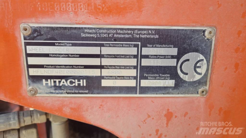 Hitachi ZW 140 Pás carregadoras de rodas