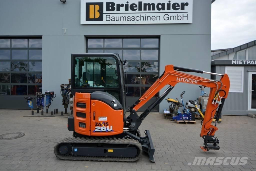 Hitachi ZX 26 U-6 Mini Escavadoras <7t