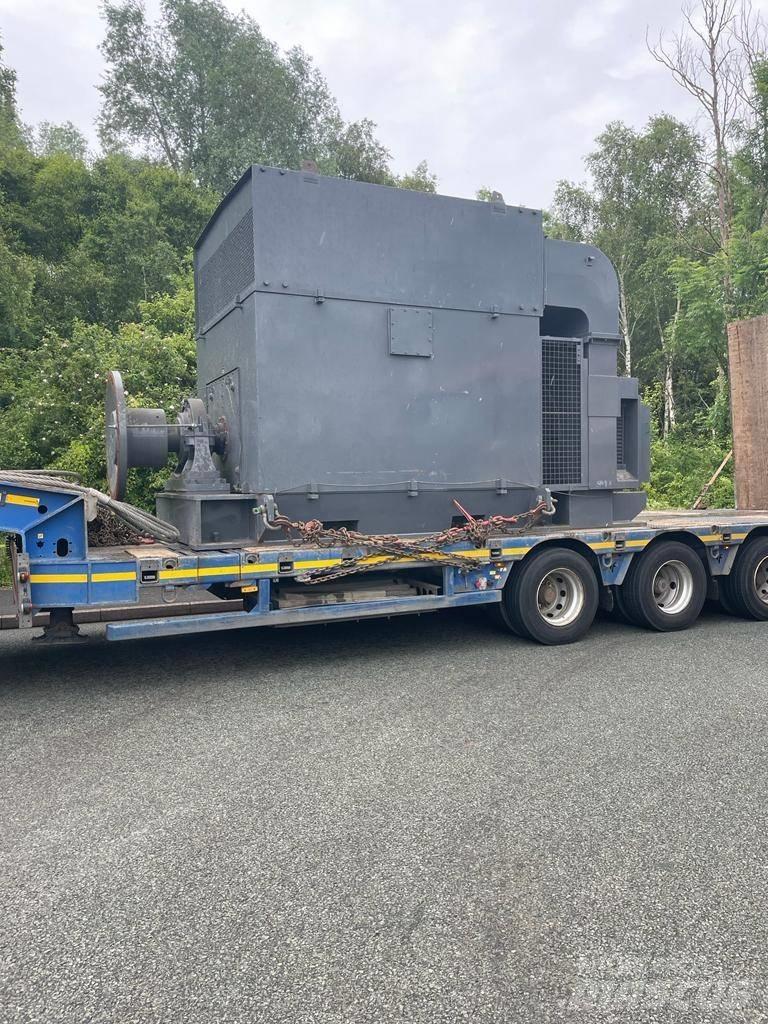  Brush 3100kW Motor Peças de substituição de equipamento de resíduos, reciclagem e pedreiras