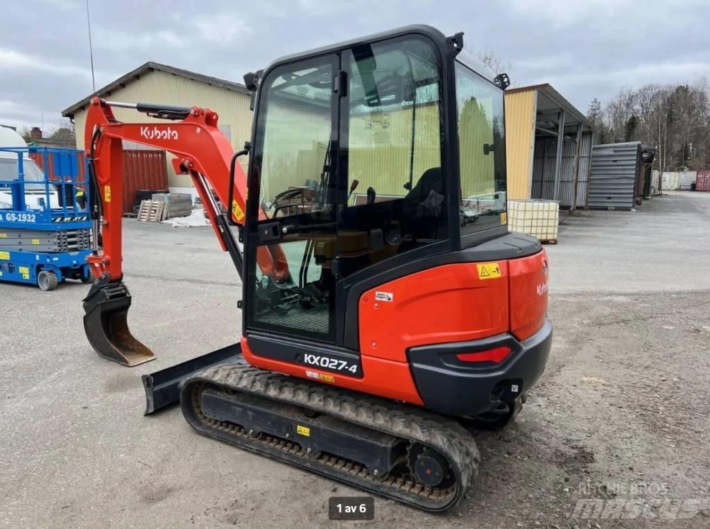 Kubota KX 027 Mini Escavadoras <7t