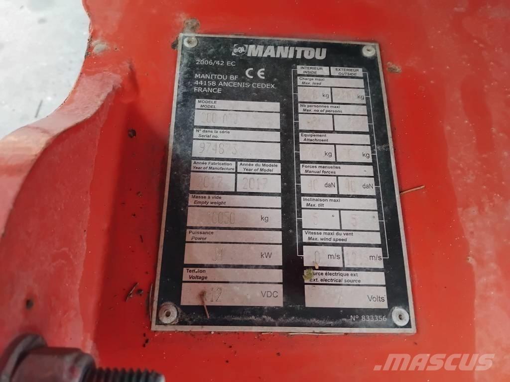 Manitou 200 ATJ Elevadores braços articulados