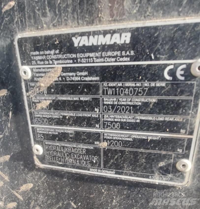 Yanmar B 110 W Escavadoras de rodas