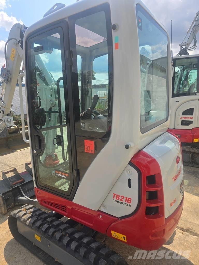 Takeuchi TB 216 A Mini Escavadoras <7t